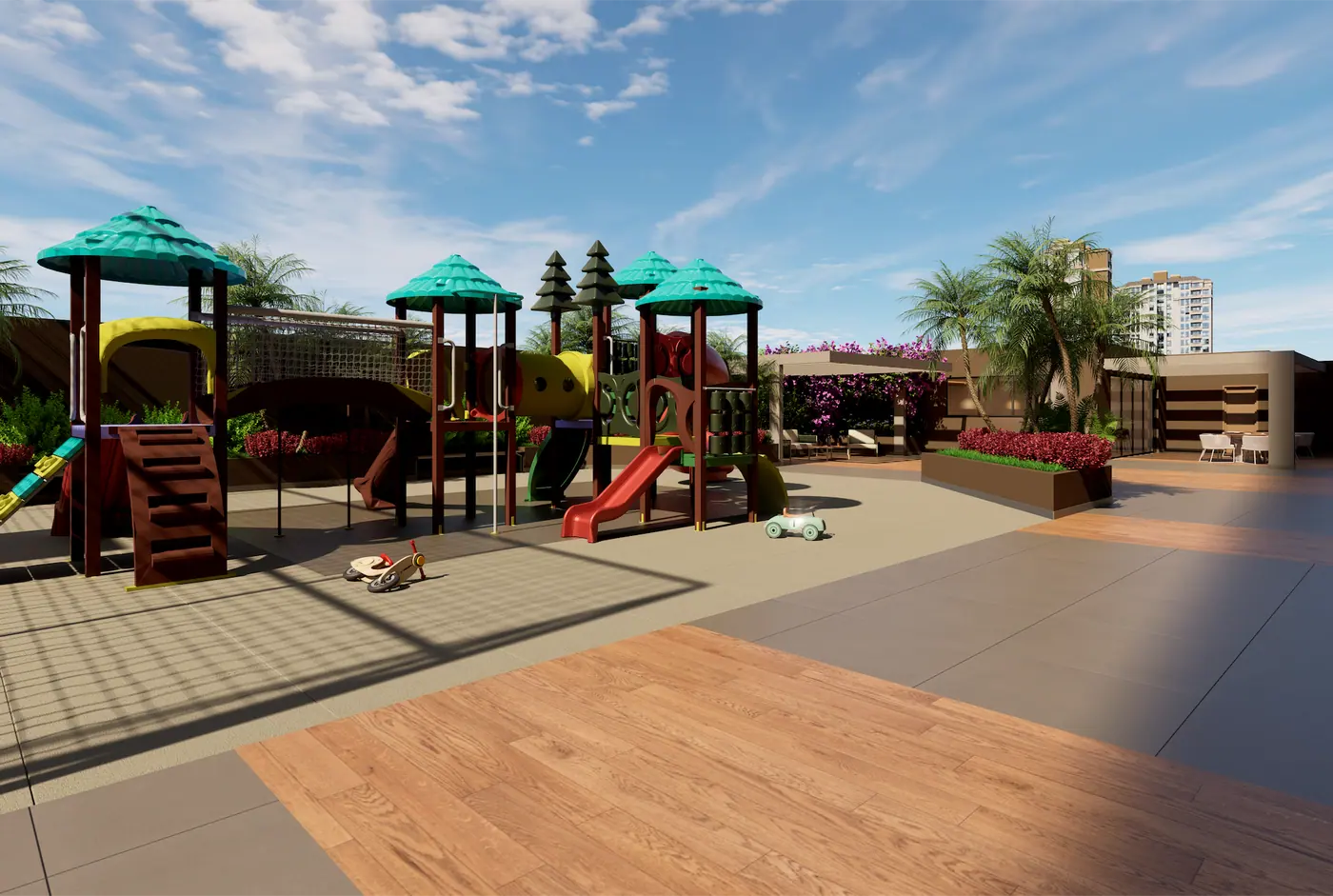 Playground e brinquedoteca